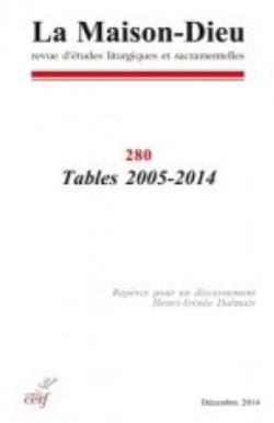 Maison-Dieu 280 - Tables 2005-2014