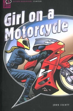 Girl on a motorcycle