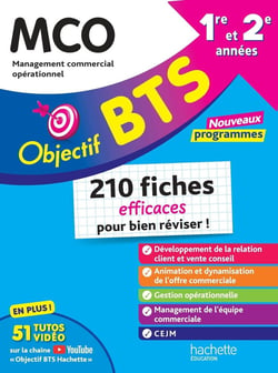 Objectif BTS MCO - 210 fiches efficaces pour bien réviser - 2026