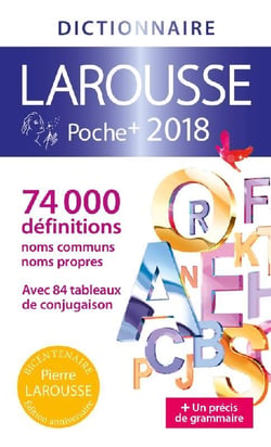 Larousse de poche + - dictionnaire (édition 2018)