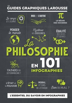 Les guides graphiques Larousse : La philosophie en 101 infographies