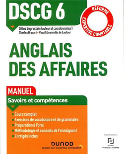 DSCG 6 - anglais des affaires - manuel - savoirs et compétences (édition 2019/2020)