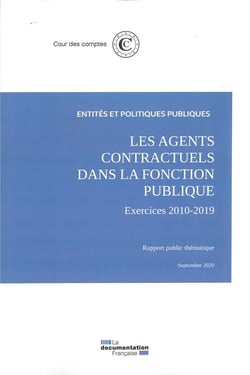 Les agents contractuels dans la fonction publique - exercices 2010-2019