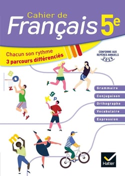 Cahier de français : 5e - cahier de l'élève (édition 2020)