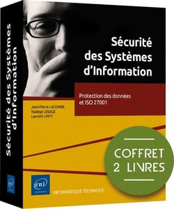 Sécurité des systèmes d'information - coffret de 2 livres : protection des données et iso 27001