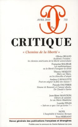 "chemins de la liberté"