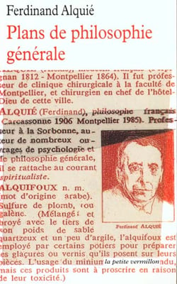 Plans de philosophie generale