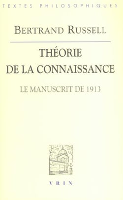 Théorie de la connaissance : le manuscrit de 1913
