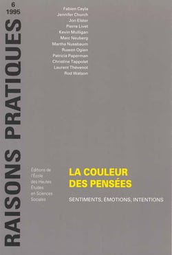La Couleur des pensées : Émotions, sentiments, intentions