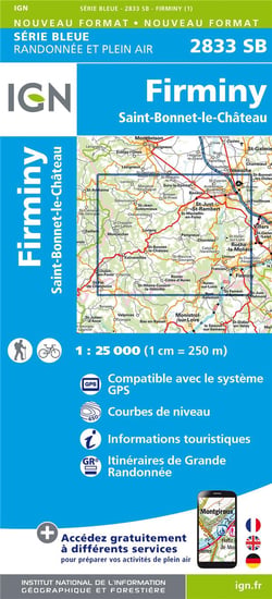 2833Sb Firminy/St-Bonnet-Le-Chateau