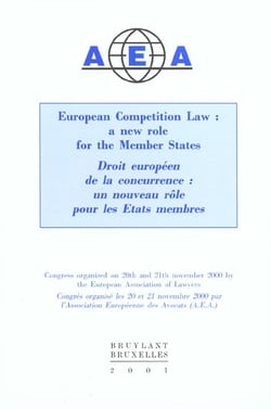 European competition law - a new role for the member states