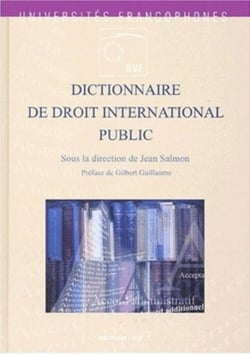 Dictionnaire droit international public