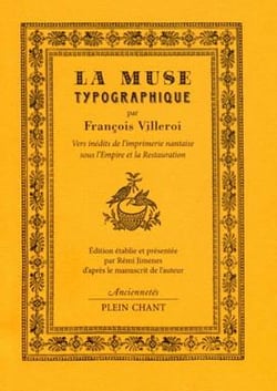 La muse typographique : Vers inédits de l'imprimerie nantaise sous l'Empire et la Restauration