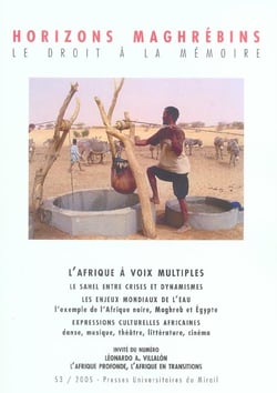 Revue horizons maghrebins n.53 - l'afrique à voix multiples - les enjeux mondiaux de l'eau