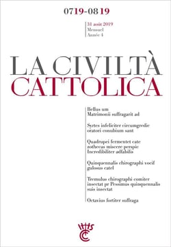 La civiltà cattolica : juillet-août 2019