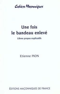 Une fois le bandeau enleve