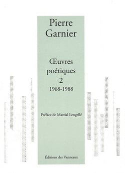 Oeuvres poétiques t.2 - 1968-1988