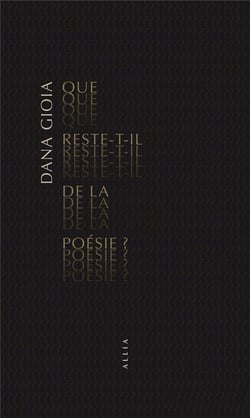 Que reste-t-il de la poésie ?