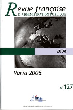 Revue française d'administration publique n.127