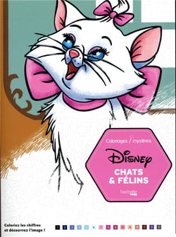 Coloriages mystères Disney - Chats et félins