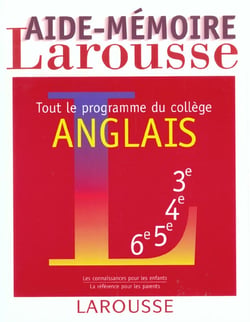 Aide-memoire anglais