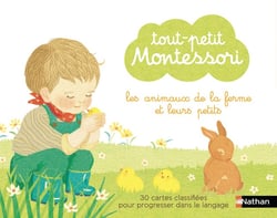 Tout-petit Montessori : les animaux de la ferme et leurs petits