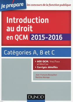 Je prépare - introduction au droit en qcm (3e édition)