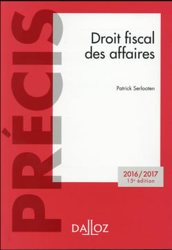 Droit fiscal des affaires (15ème édition)