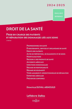 Droit de la santé : Prise en charge des patients (édition 2024/2025)