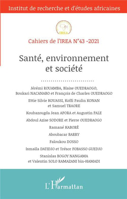 Cahiers de l'IREA Tome 43 : santé, environnement et société - vol43
