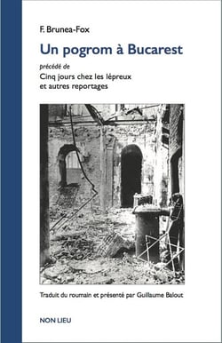 Un pogrom à Bucarest précédé de 'Cinq jours chez les lépreux et autres reportages'
