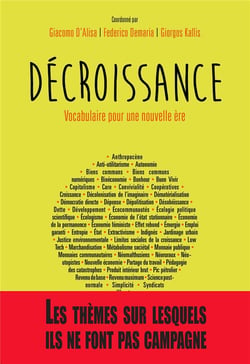 DECROISSANCE, VOCABULAIRE POUR UNE NOUVELLE ERE