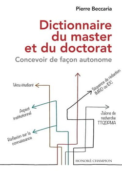 Dictionnaire du master et du doctorat : concevoir de façon autonome