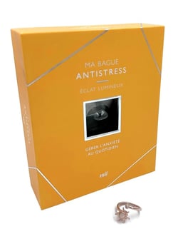 Ma bague antistress : Eclat lumineux - Un bijou ajustable, discret et élégant et un livre