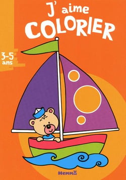 J'aime colorier : voilier - 3/5 ans