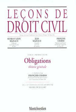 OBLIGATIONS : THÉORIE GÉNÉRALE - 9ÈME ÉDITION