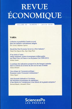 Revue economique n.69/1