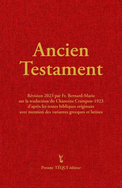 Ancien testament  : crampon 1923 - 2023