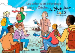 Les enfants en pélerinage vers la crèche... de Bethléenn