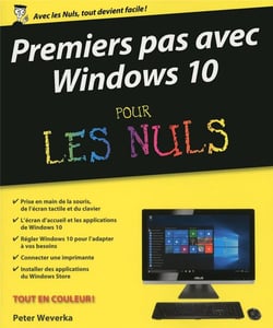 Premiers pas avec windows 10 pour les nuls