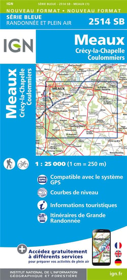 2514Sb Meaux/Crecy-La-Chapelle/Coulommiers