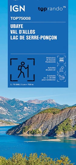 TOP75008 UBAYE.VAL D'ALLOS.LAC DE SERRE-PONCON