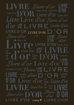 Livre d'or - noir