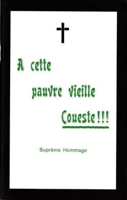 A CETTE PAUVRE VIEILLE COUESTE !!!