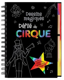 Dessins magiques : défilé du cirque