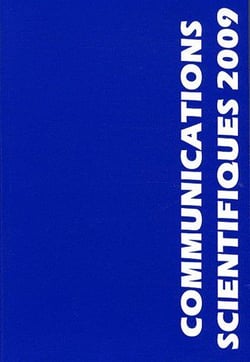 Communications scientifiques (édition 2009)