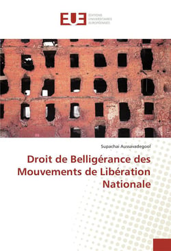 Droit de belligerance des mouvements de liberation nationale