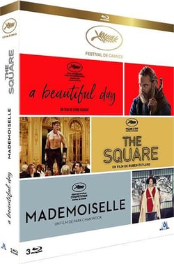 Coffret "festival de cannes" : a beautiful day + the square + mademoiselle