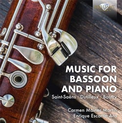 Saint-Saëns, Dutilleux, Boutry : musique pour basson et piano