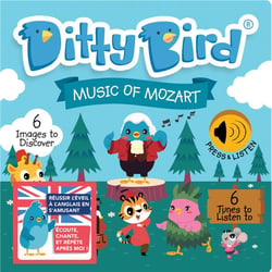 DITTY BIRD - LIVRE MUSICAL SENSORIEL BEBE MUSIQUE CLASSIQUE MOZART - LA MARCHE TURQUE